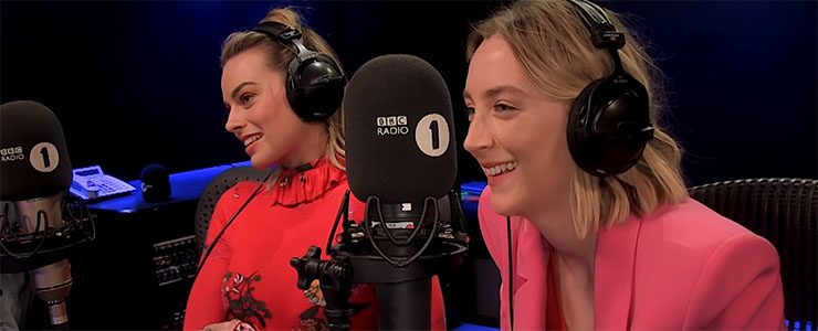 (Video) Saoirse & Margot Robbie on BBC Radio 1